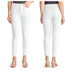 Sam Edelman White Stiletto Ankle Jean Size 32/14 White
